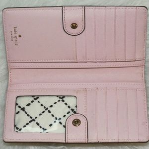 Pink Kate Spade Cardholder Wallet
